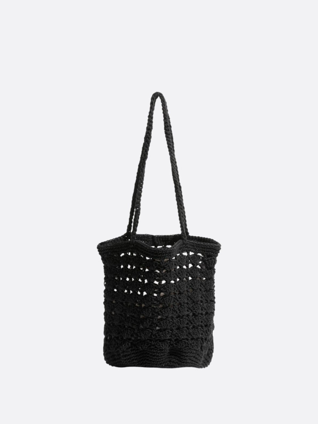 sac fourre tout crochet noir