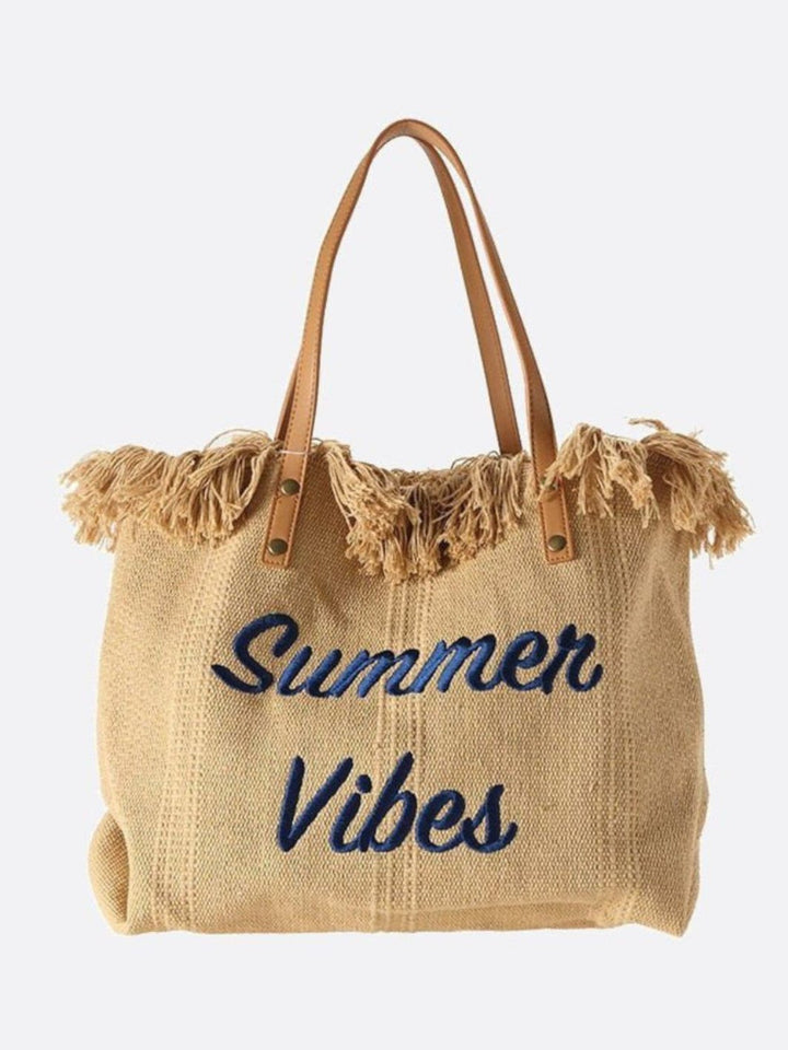 Grand sac cabas toile camel