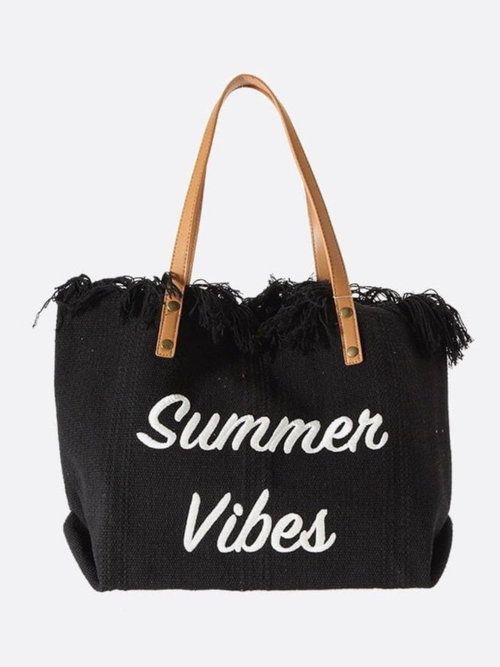 Grand sac cabas toile noir