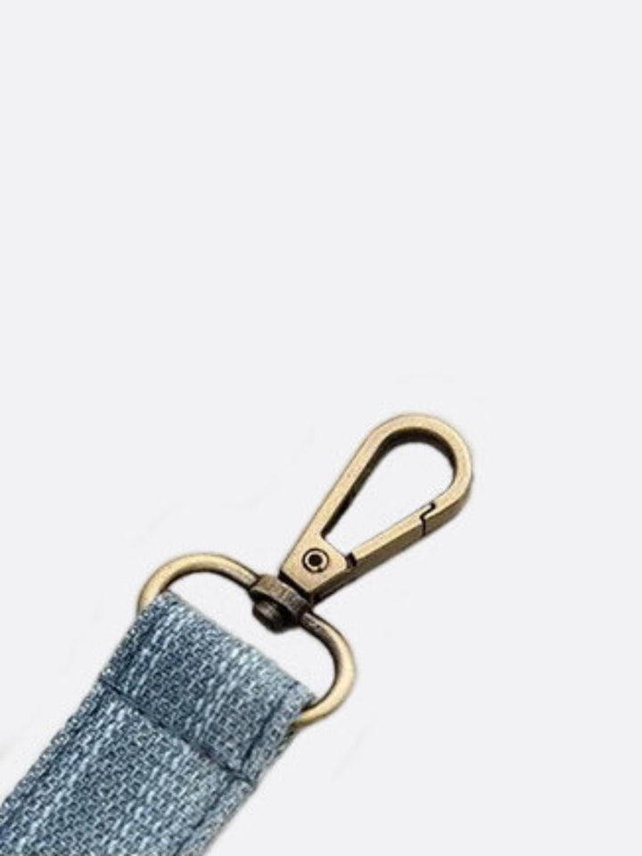 Denim shoulder bag