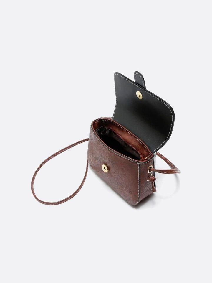Small leather shoulder bag