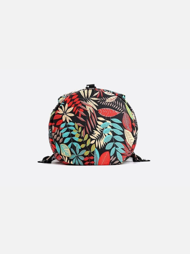 Leaf pattern backpack