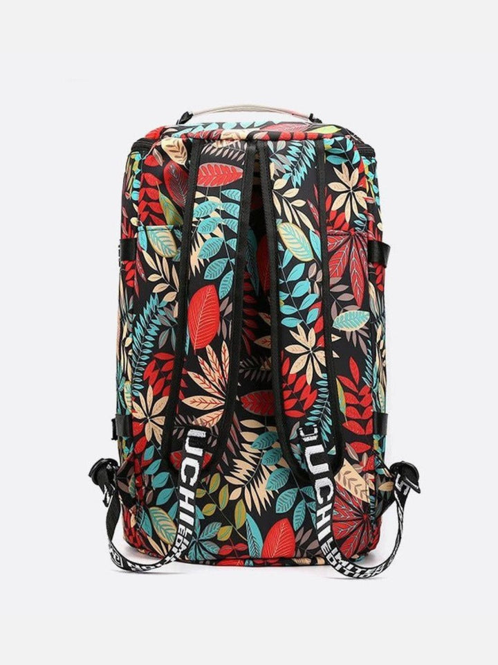Leaf pattern backpack