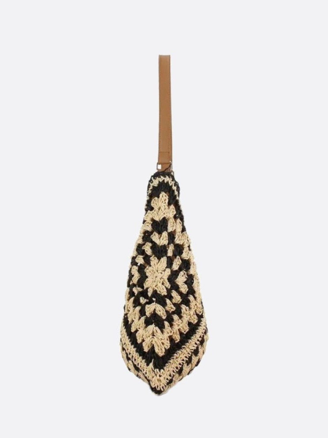 Straw crochet bag 
