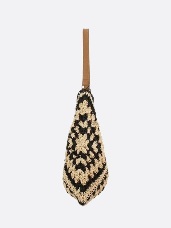 Straw crochet bag 