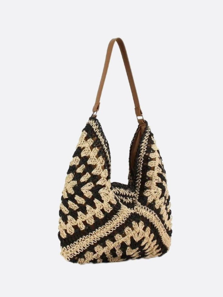 Sac crochet paille