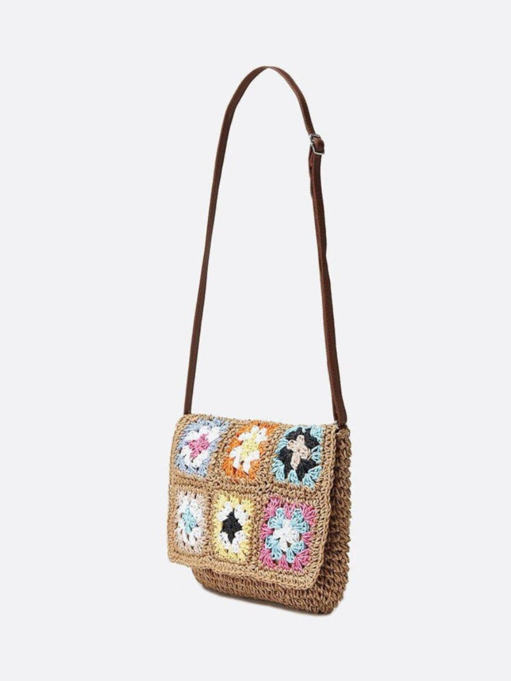Sac paille crochet
