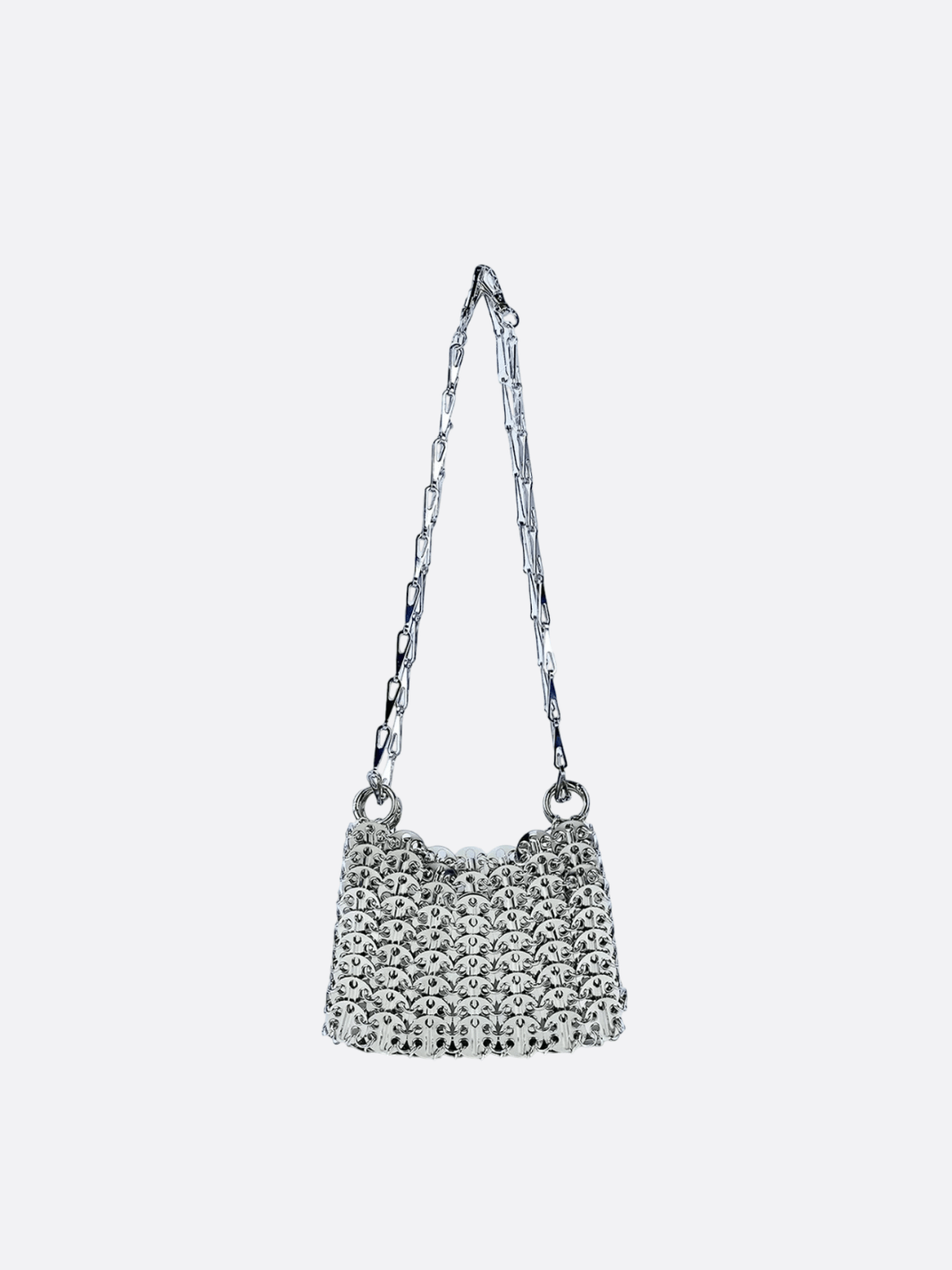sac bandoulière métallique
