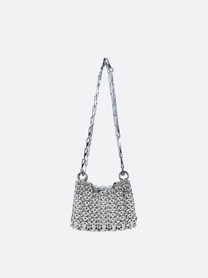 sac bandoulière métallique
