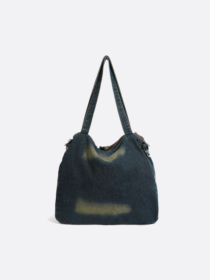 Denim messenger bag