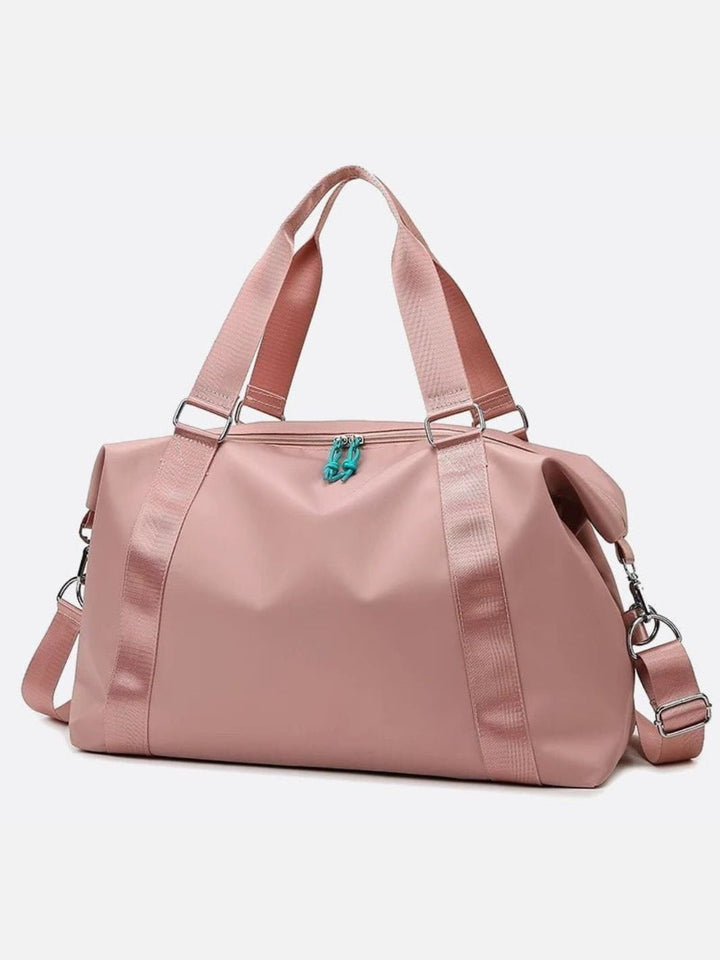 Sac de voyage toile rose imperméable