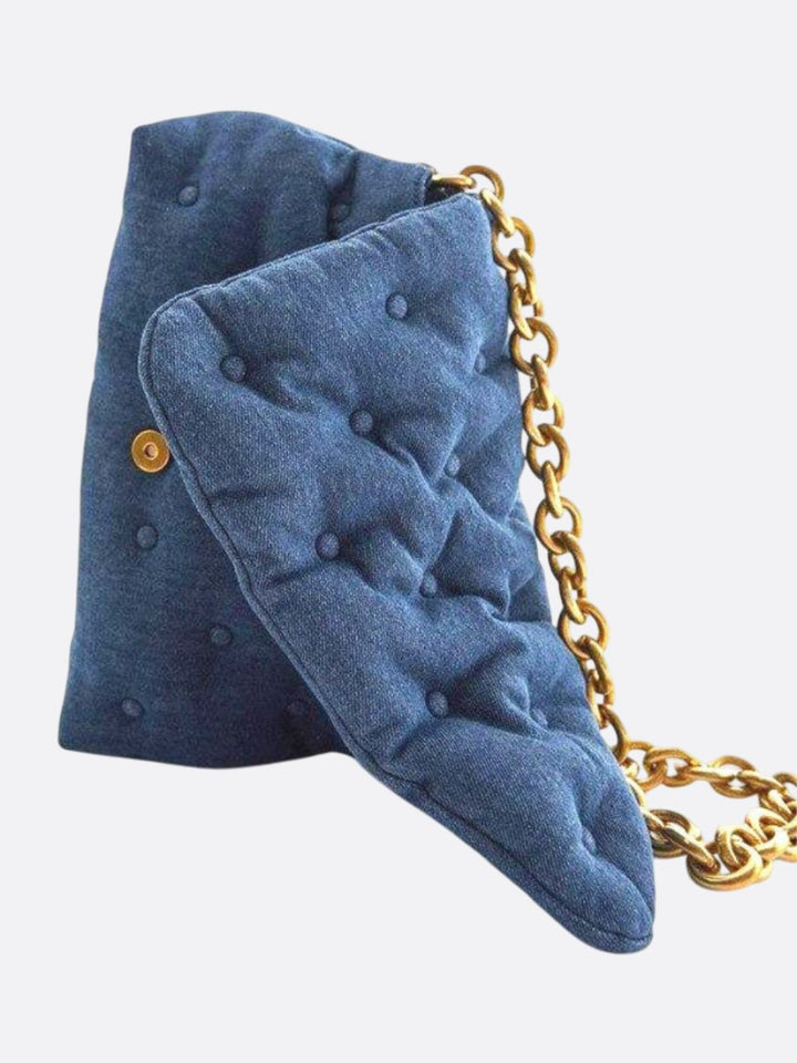 sac matelasse en jean