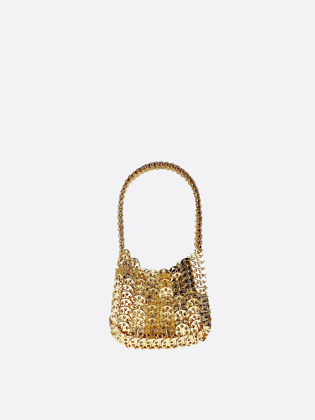 sac métallique doré
