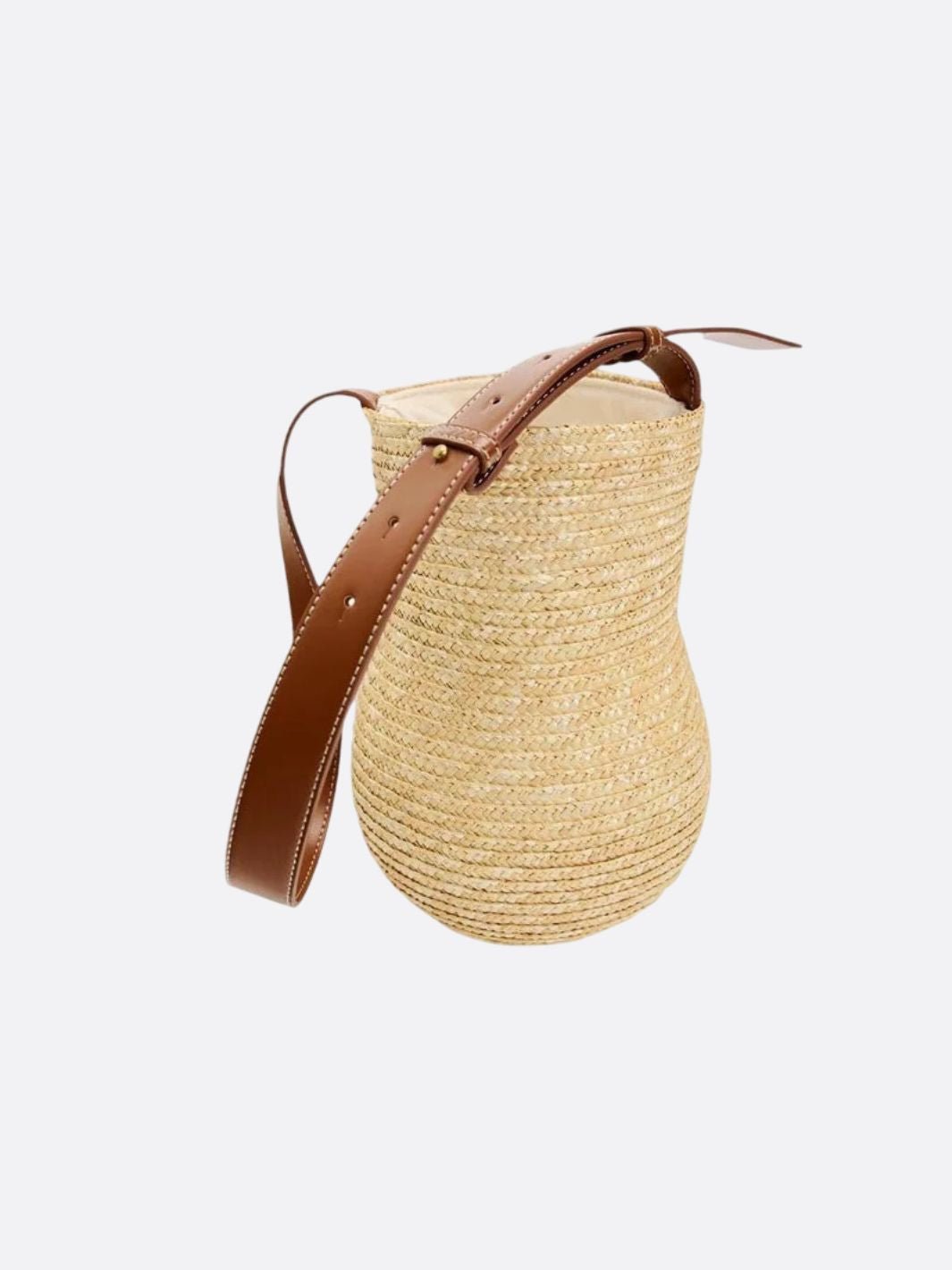 sac bandouliere paille et cuir