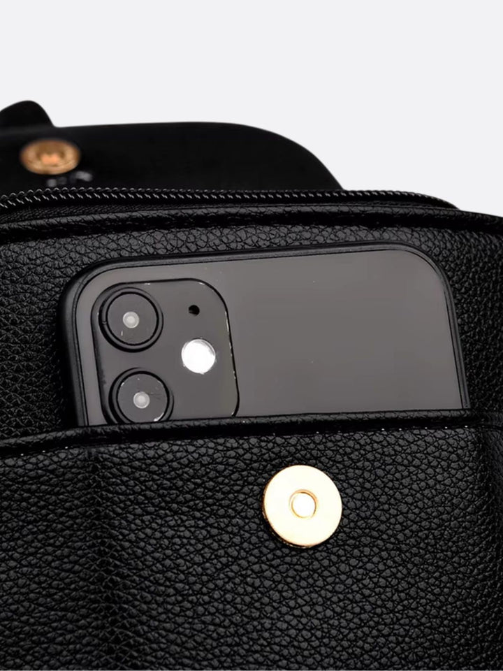 Phone pouch with shoulder strap
