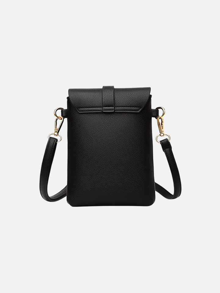 Phone pouch with shoulder strap