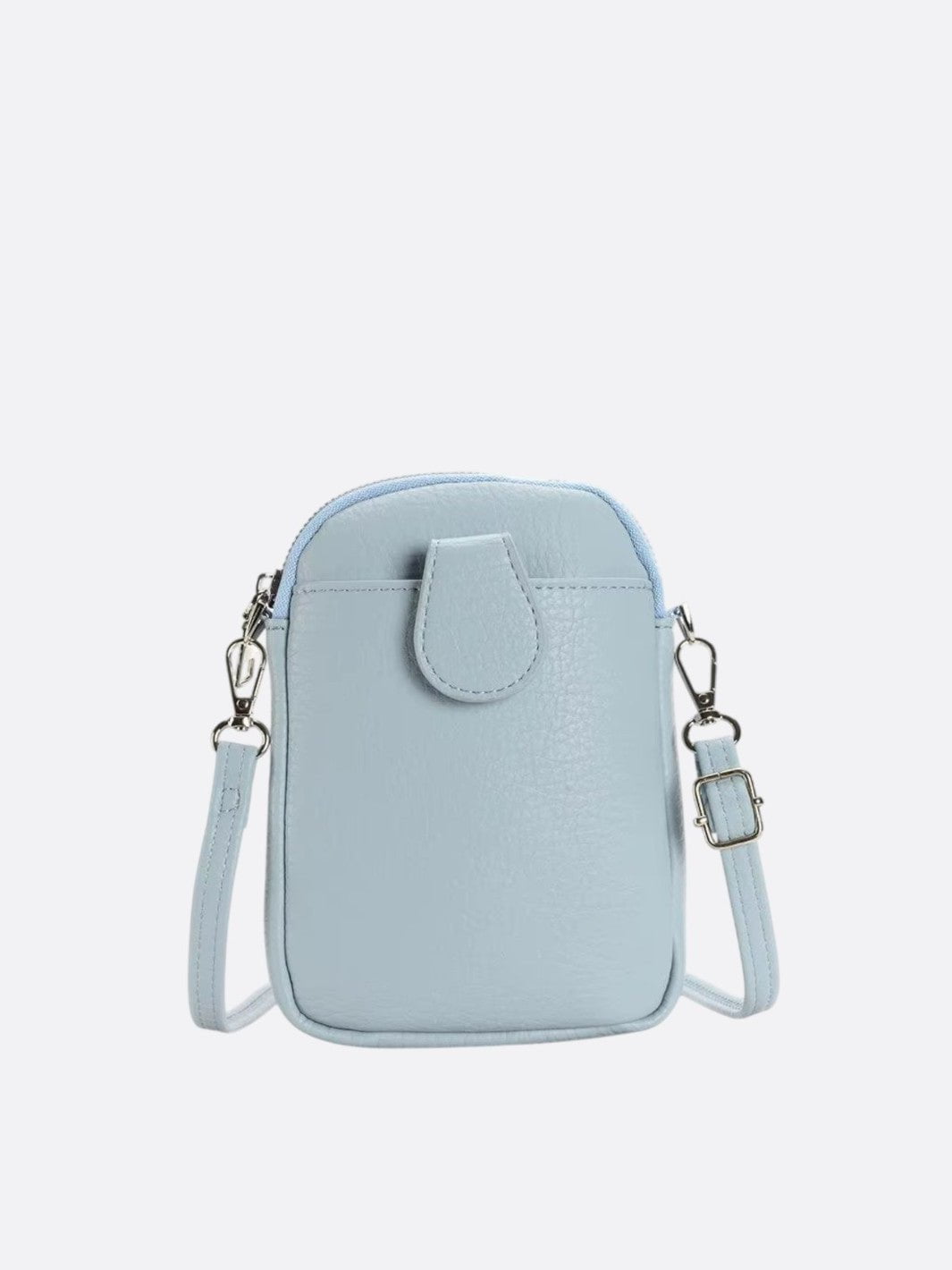 sac téléphone bandoulière bleu ciel