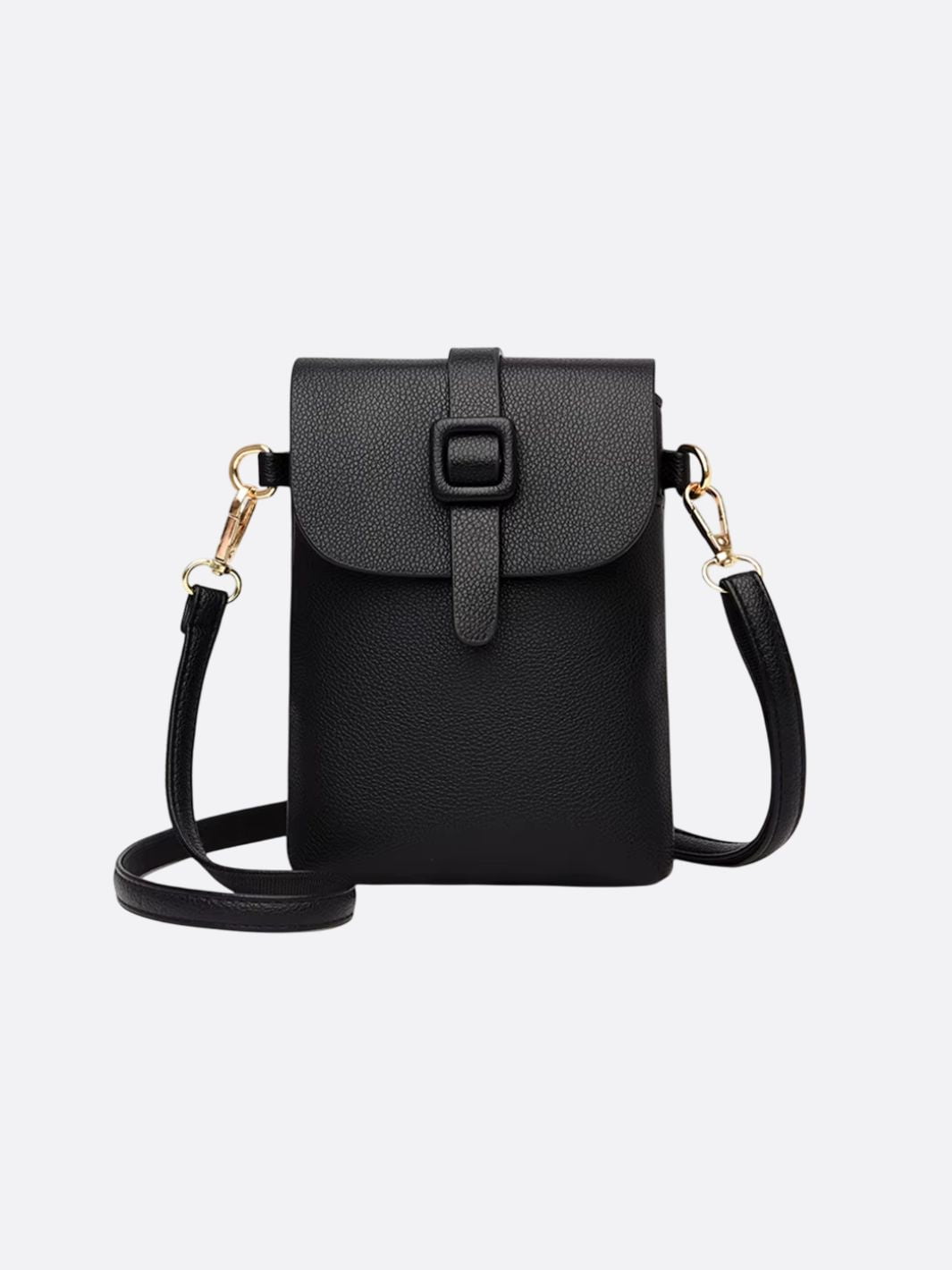 pochette téléphone bandoulière noir