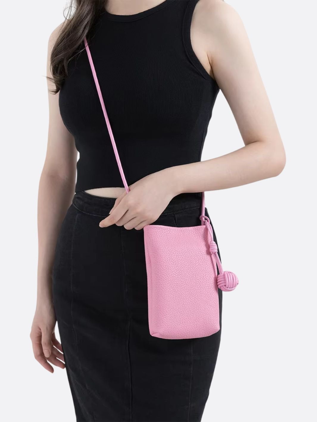 sac téléphone cuir femme